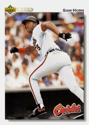 Sam Horn 1992 Upper Deck Baltimore Orioles Baseball Card #338 - Image 1 of 2