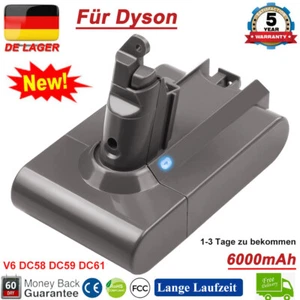 6000mAh Akku Für Dyson V6 DC58 DC59 DC61 DC62 SV03 SV05 SV09 Staubsauger Neu - Bild 1 von 12