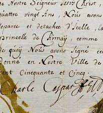 Le prince-électeur de Trèves, Charles-Gaspard, fait don d'une relique à la pr...