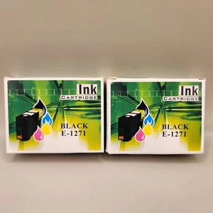 E-1271 Ink Cartridge - Black 2 Cartridges See Description - Picture 1 of 3