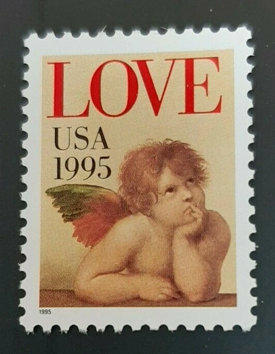 Scott #2948 - 32 Cents (Non-Denominated) Sistine Madonna Cherub Love Stamp 1995 - Image 1 of 1