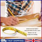 ~ Stainless Steel Miter Track Tape Self Adhesive Metric Scale Ruler (Yellow)