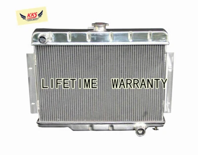 Radiador de aluminio KKS 3 filas para motor Chevy 72-86 Jeep Series CJ solo 2,5 4,2 L Foto 1 de 4