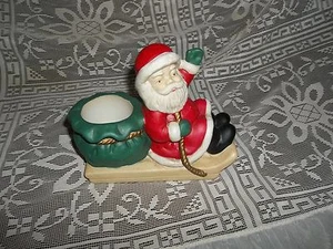 Soporte votivo trineo Partylite Santa 'N - P0326 - Bin E - Imagen 1 de 6
