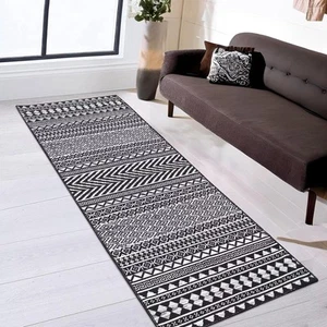 Runner Rug Moroccan Area Rug Washable Boho Hallway Runner Indoor Non Slip Far... - Picture 1 of 7