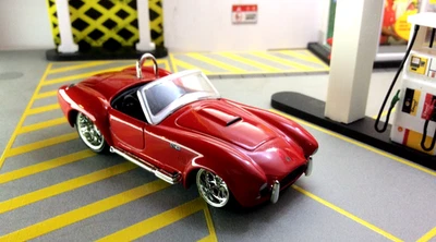 Jada Toys Dud City  Bigtime Muscle 1965 Shelby Cobra 427 S/C Red - Image 1 of 4