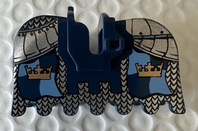 Lego Horse Barding Gold Crowns Silver Chain Mail Castle Sets 7093 7094 852293