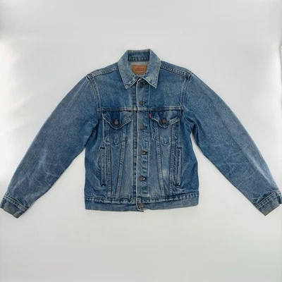 Vintage Levis Type 3 Jean Jacket Denim Trucker 80’s USA Size 38 VTG 70506-0214 - Image 1 of 4