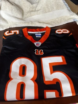 Camiseta deportiva de los Cincinnati Bengals LG Chad Johnson #85 Ochocinco NFL Equipment longitud+2 Foto 1 de 4