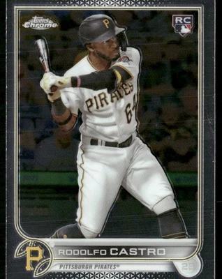 2022 TOPPS CHROME RODOLFO CASTRO RC PITTSBURGH PIRATES #7 - Image 1 of 2
