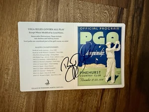 Bryson Dechambeau Pinehurst #2 Signed Autograph Scorecard - Picture 1 of 2
