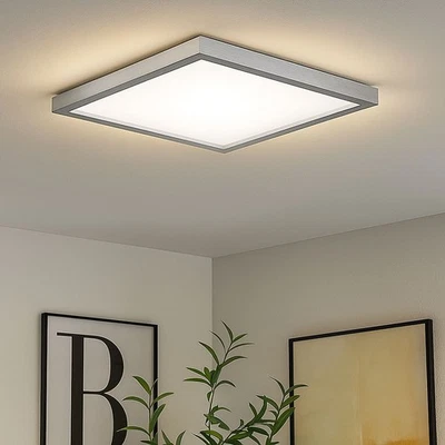 Plafoniera Pannello Lampada da Cucina Alluminio Argento LED Backlight L 42,2 CM - Immagine 1 di 4
