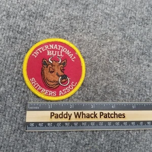 Vintage International Bull Shippers Association Patch 70s 80s Transportation Z8 - Picture 1 of 2