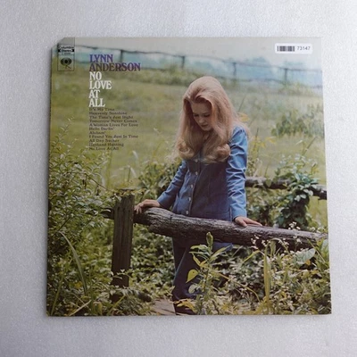 Lynn Anderson No Love At All LP Vinyl Album Record Folk, World, & Country - Image 1 of 4