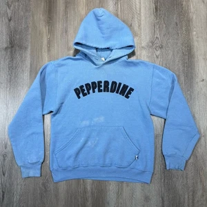 Vintage 90s Russell Athletic Pepperdine Hoodie Tagged Men’s S Fits XS Womens S/M - Bild 1 von 14