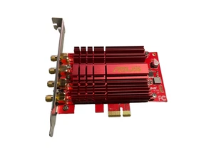Asus PCE-AC88 PCIe WiFi Adapter 4x4 Dual Band Desktop Network Card Only - Picture 1 of 3