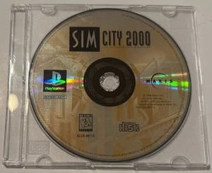 Videojuego, PlayStation 1, Sim City 2000, solo disco, mal estado  - Imagen 1 de 4