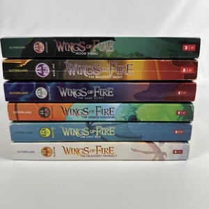 Wings Of Fire Buchserie Set 1-6 von Tui T. Sutherland Scholastic Taschenbuch Posten - Bild 1 von 4
