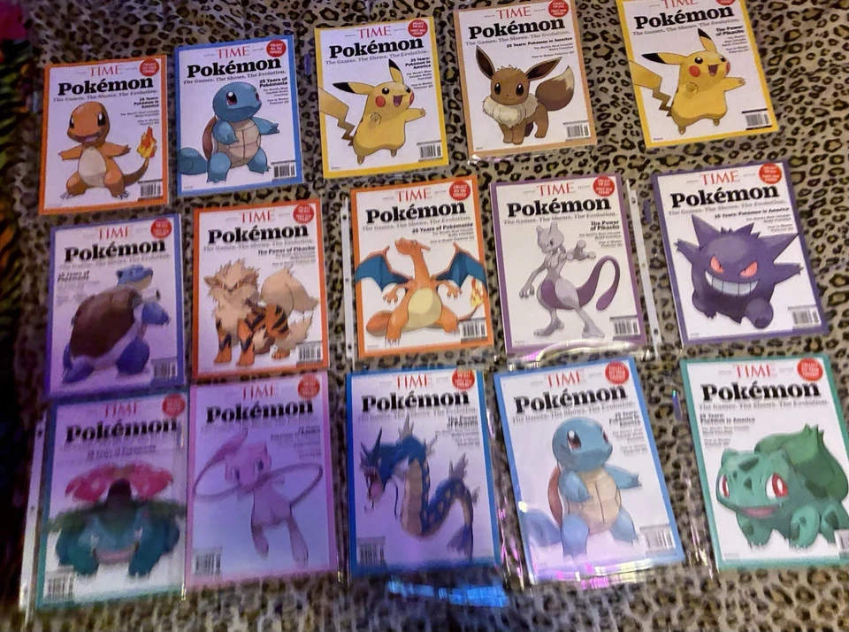 Pokemon Time Magazine COMPLETE SET Foto 1 de 1