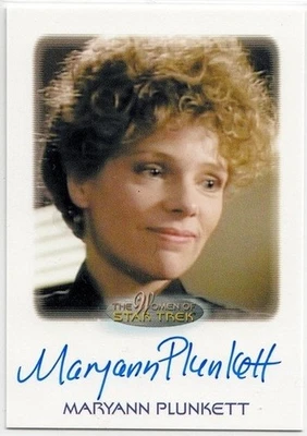 Women of Star Trek A&I - Maryann Plunkett as Lt Cmdr Susanna Leijten - Auto Card - Image 1 of 2