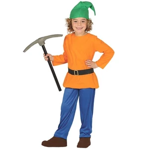 Costume Gnomo per Bambini Gnomo Costume Bambini Gnomo Folletto 5 - 6 Anni - Foto 1 di 1