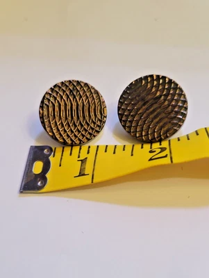 Buttons -Vintage Bimini Button - 3/4 Inch  Bronze glass - Image 1 of 3