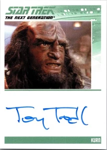 2011 Star Trek The Next Generation Autograph Tony Todd as Kurn NM - Bild 1 von 2