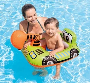 NEW! Intex Inflatable Kiddie Float Backhoe FREE SHIPPING! - Picture 1 of 3