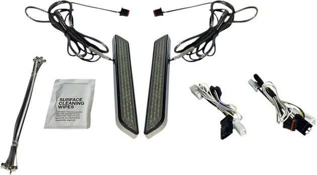 Custom Dynamics LED Fork Lights Chrome Smoke #CD-FORK-BCM-SC Harley Davidson - Image 1 of 1