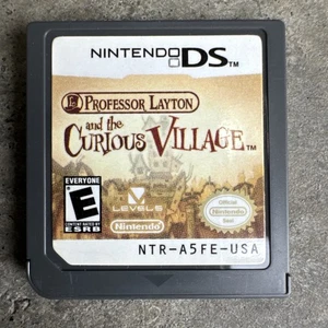 Cartuccia Professor Layton e il Villaggio Curioso (Nintendo DS) testata - Foto 1 di 3