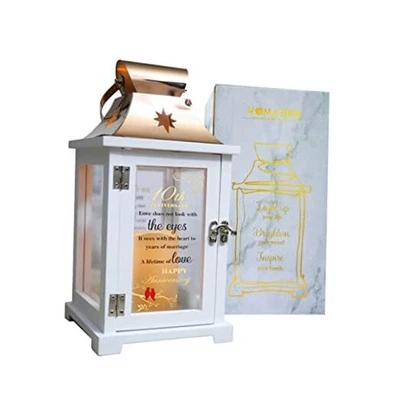 Linterna de 10 aniversario de boda, los mejores regalos de boda de 10 aniversario para  Foto 1 de 4