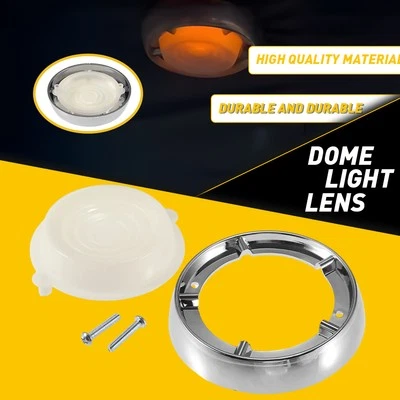 Cubierta de lente con bisel de luz domo para Ford Comet 60-65 Falcon 61-65 Fairlane 62-65 EXR Foto 1 de 4