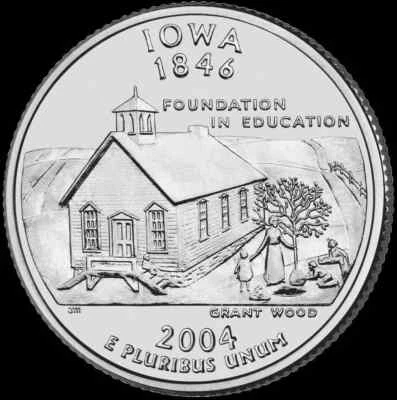 2004 D Iowa Unopened State Quarter Bag $25 (100 Coin) US Mint "BU"! - Image 1 of 3