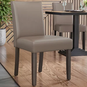 JUEGO DE 2 TAYLOR | Silla de bistró | Topo | Cuero | Sillas de gas, Silla de restaurante - Imagen 1 de 7