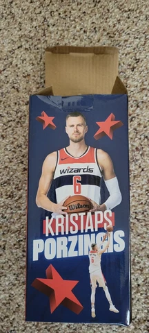 2023 Kristaps Porzingis Bobblehead EMPTY BOX 3/22 SGA Washington Wizards NBA Cover