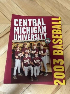 2003 Central Michigan University Baseball Media Guide 52p. - Picture 1 of 5