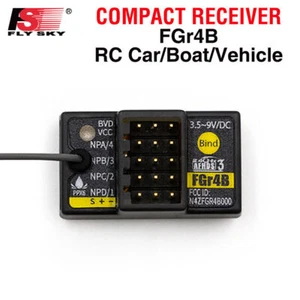FlySky FGr4B 2.4G 4CH Receiver PWM/PPM/i-bus/S.BUS for PL18 NB4 Lite Transmitter - Picture 1 of 12