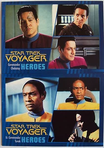 Star Trek Voyager Heroes & Villains Single Gold Parallel Trading Card Selection - Picture 1 of 1