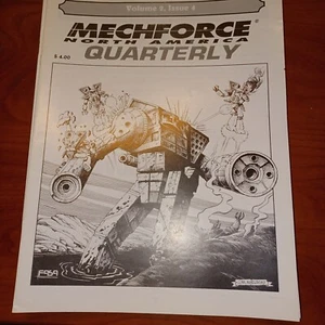 FASA: Battletech Zine - MECHFORCE NORTH AMERICA QUARTERLY VOLUME 2 ISSUE 4 - Picture 1 of 1
