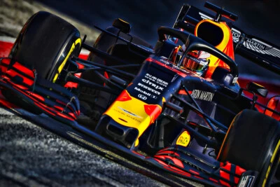 F1 Red Bull Honda Max Verstappen: 36" x 24" Metal Print-Gallery Canvas-Poster - Image 1 of 4