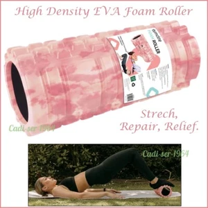 Gymcline EVA Foam Roller for Joint Stretch, Repair, Relief Massage Pink NEW - Picture 1 of 24