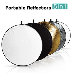 LSP 5 in 1 Portable Photo Studio Multi Disc 22" Pop-Up Collapsible Reflector - Picture 1 of 5