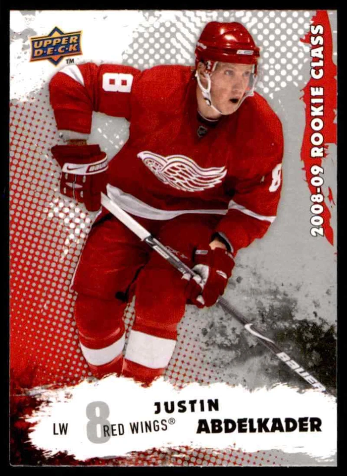 2008-09 Upper Deck Rookie Class Justin Abdelkader RC #14 - Image 1 of 2