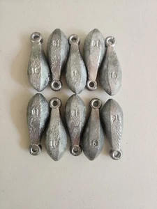 16oz Lead Bank Sinkers 10ct - Picture 1 of 1