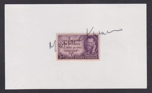 Maxine Kumin, 1973 Pulitzer Prize Winner for Poetry, autograph on Pulitzer stamp - Picture 1 of 1