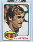 Steve Grogan-New England Patriots-1976 Topps Football ROOKIE Card #376. rookie card picture