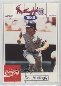 1991 Coca-Cola Mattingly's 23 Don Mattingly #10