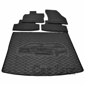 Alfombra maletero + alfombrillas de goma a medida conjunto para SEAT Ateca 4WD - Foto 1 di 7