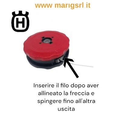 SHINDAIWA ECHO TESTINA DECESPUGLIATORE W5 BATTI VAI Husqvarna 12 x1,75F carica senza aprire
