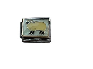 SHEEP FARM ANIMAL ITALIAN CHARM fits all makes of Italian bracelet AB6 - Picture 1 of 5